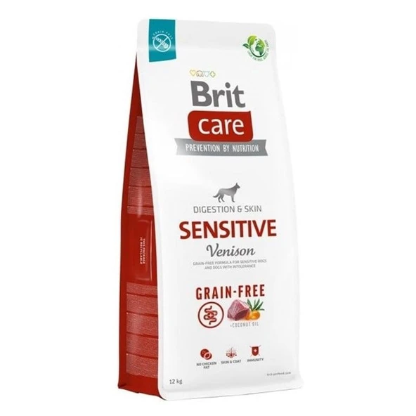 Brit Care Tahılsız Venison Sensitive Adult Hassas  Geyik Etli Yetişkin Köpek Maması 12 Kg ürün görseli 1