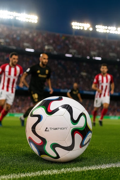 Profesyonel Futbol Topu Dayanıklı Sert Zemin Halı Saha Futbol Topu ( Renk karışık gönderilmektedir) ürün görseli 1
