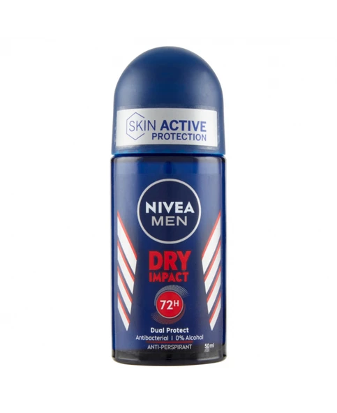 Nivea Deo Roll On Erkek Kuru Etki 72H 50ml ürün görseli 1