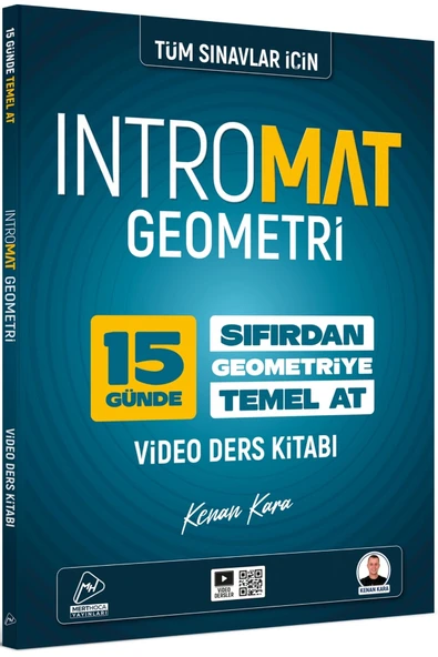 Mert Hoca Yayınları Kenan Kara 15 Günde İntroMat Geometri Video Ders Kitabı ürün görseli 1