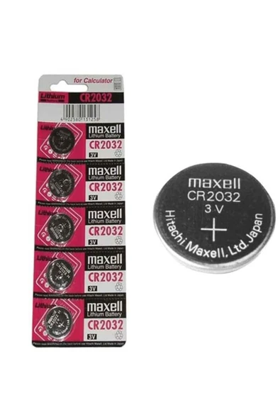 Cr 2032 Lithıum Pil 5'Li Paket ürün görseli 1