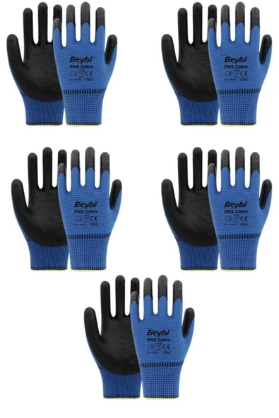 Beybi Pn5 Zebra Nitril Eldiven No:10 5 Adet ürün görseli 1