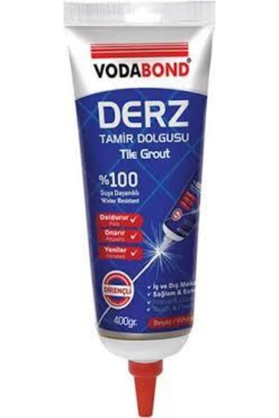 Vodabond Kullanıma Hazır Tüp Derz Dolgu 400gr Beyaz Rengi ürün görseli 1