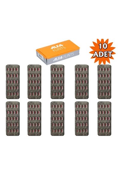 Çakmak Taşı 10 Paket 200 Adet Çakmak Taşı Zippo Ve Tüm Çakmaklar Için Uyumlu Kaliteli Taş ürün görseli 1