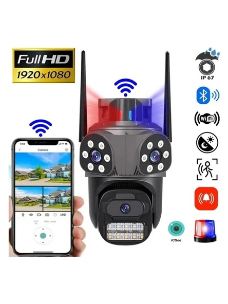 Multibox MBG-35AI 4g Akıllı Güvenlik Kamerası Seti  3X3MP Hd Elektrikli Kamera + 1.5A Adaptör ürün görseli 1