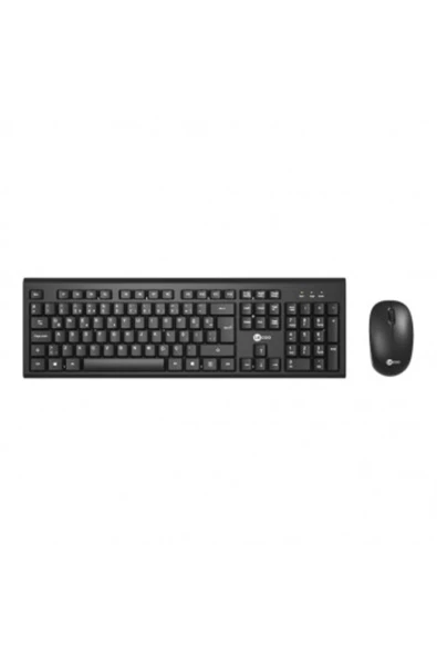 LENOVO Lecoo Kw200 Siyah Kablosuz Klavye & Mouse Set ürün görseli 1