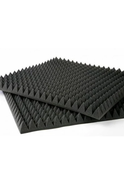 40mm Yanmaz Akustik Yalıtım Piramit Sünger 50dns 100cm X 100cm (1 M2) ürün görseli 1