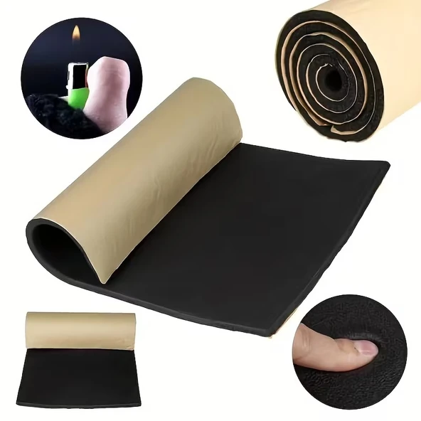 Araç Oto Yalıtım Kauçuk Esaslı Yapışkanlı 6mm 50cm x 100cm Yalıtım Malzemesi ürün görseli 1