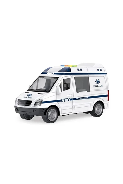 Vardem 1:16 Sürtmeli Sesli Işıklı Ambulans Ve Polis ( WY590E-F ) ürün görseli 1