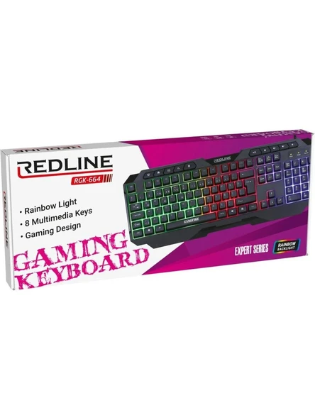 Redline RGK-664 Gaming Keyboard - Resim 2