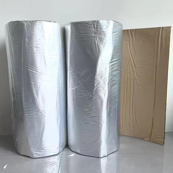 Oto Ses Yalıtım Malz. Folyolu 5m2 Araç ve Karavan Ses Isı İzolasyonu Süngeri 6mm Yapışkanlı ürün görseli 1