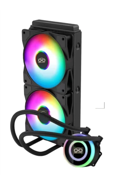 Aztech LIQUID COOLING AZ240 - 1B AM5 1700P 240mm ARGB Fan Siyah Sıvı Soğutucu ürün görseli 1