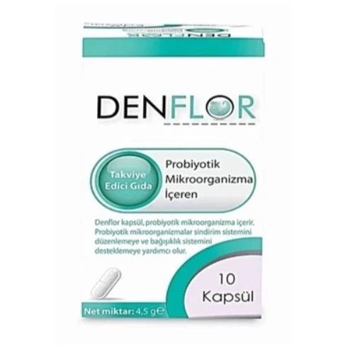 Denflor Probiyotik 10 Kapsül (SKT:06/2028) - Resim 2