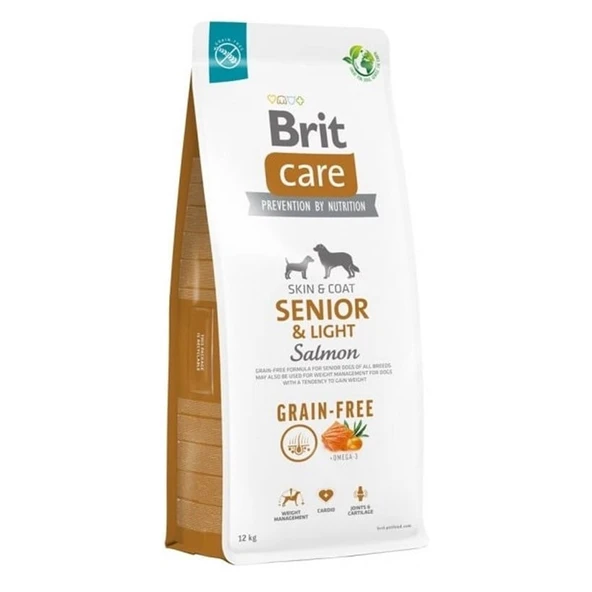 Brit Care Senior Light Somon Patatesli Tahılsız Yaşlı Köpek Maması 12 Kg ürün görseli 1