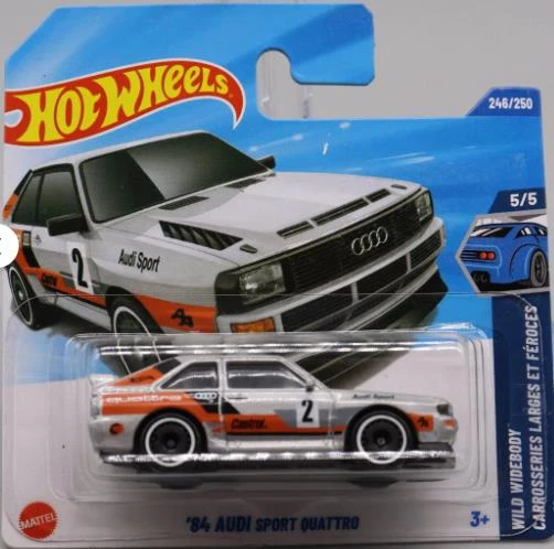 Hot Wheels Tekli Arabalar '84 Audi Sport Quattro JBC33 Treasure Hunt (Wild Widebody) ürün görseli 1