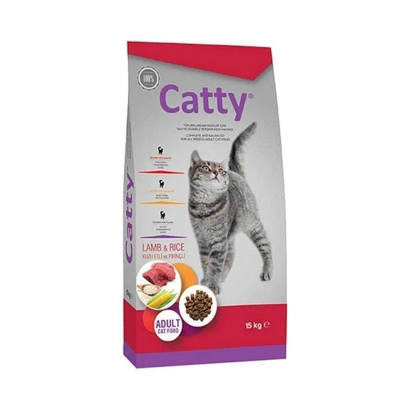 Catty Kuzulu Yetişkin Kedi Maması 15 Kg ürün görseli 1