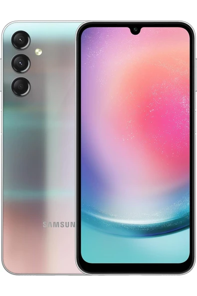 Samsung Galaxy A24 128 GB Gümüş Cep Telefonu (Samsung Türkiye Garantili) ürün görseli 1