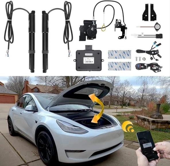 2025+ TESLA MODEL Y IÇIN ELEKTRIKLI AÇILIR KAPUT ürün görseli 1