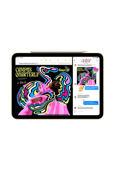 Apple 11" iPad Wi-Fi 128GB - Pembe - Resim 4
