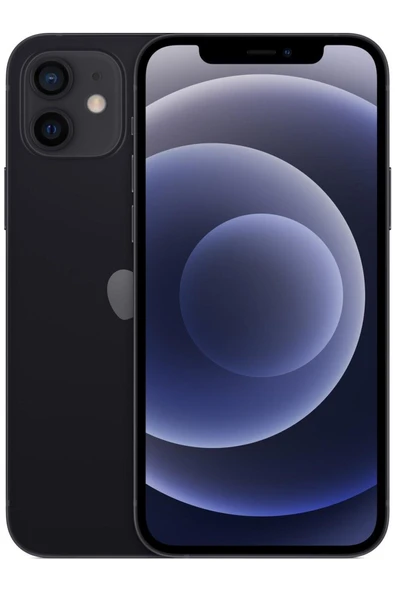 Apple iPhone 12 128 GB Siyah Cep Telefonu Aksesuarsız Kutu (Apple Türkiye Garantili) ürün görseli 1