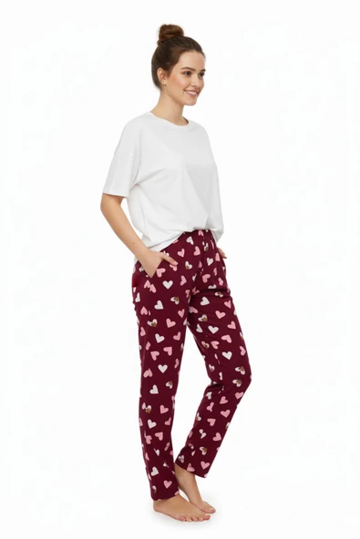 Kadın Tek Penye Pijama Alt BGL-ST05005 - Resim 6