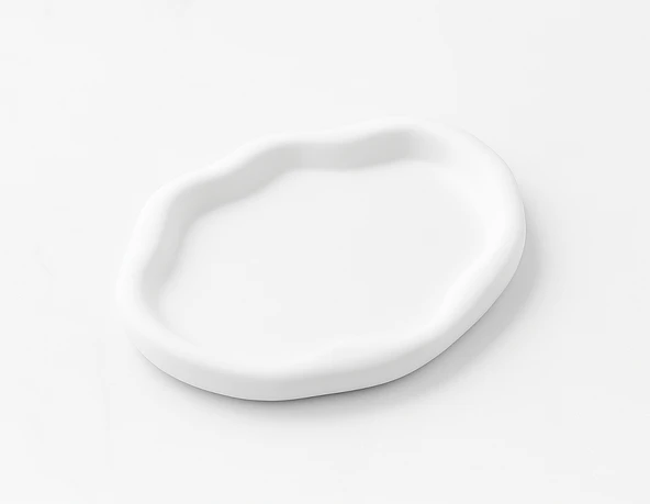 Dekoratif Oval Sunumluk Tabak 24x16cm ürün görseli 1