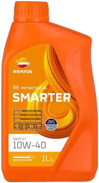 REPSOL SMARTER SPORT 4T 10W40 - 1 LITRE ürün görseli 1