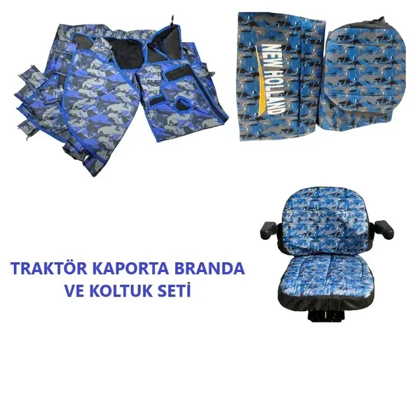 New Holland TD 75 D Tarla Tipi Traktör Kılıfı Branda ürün görseli 1