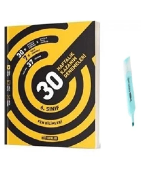 6.Sınıf Fen Bilimleri 30 Haftalık Deneme (Yeni Müfredat) ürün görseli 1