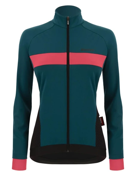 Santini CORAL BENGAL Polartec Kadın Kışlık Bisiklet Ceketi 2W51775CORALBENG ürün görseli 1