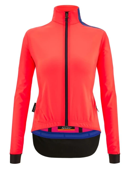 Santini VEGA MULTI With Hood Polartec Kadın Kışlık Bisiklet Ceketi 3W508L75VEGAMULT ürün görseli 1