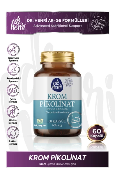 Krom Pikolinat 60 Kapsül ürün görseli 1