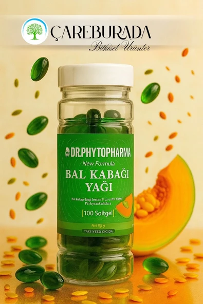 Bal Kabağı Yağı Kapsülü 100Softjel 1150Mg ürün görseli 1
