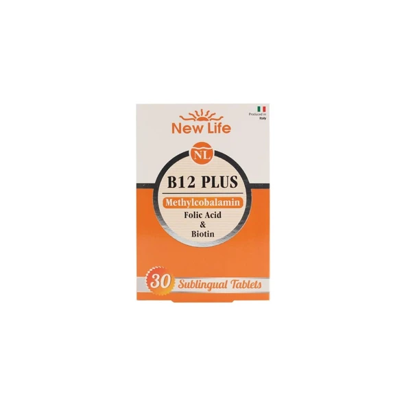 B12 Plus Folik Asit ve Biotin İçeren Takviye Edici 30 Kapsül ürün görseli 1