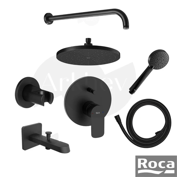 Roca Cala Ankastre Banyo Sistemi - Mat Siyah / İç Set Sıva Altı Grubu Dahil ARKHEV0021 ürün görseli 1