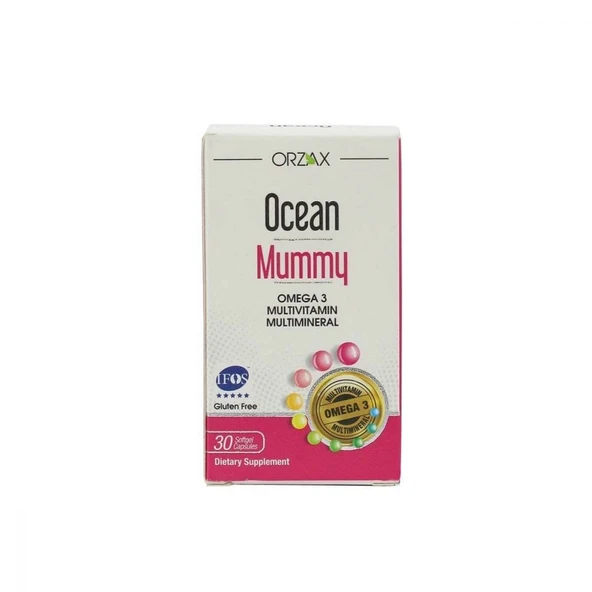 Ocean Mummy  Omega 3, Vitamin Ve Mineral İçeren Takviye Edici Gıda 30 Kapsül ürün görseli 1