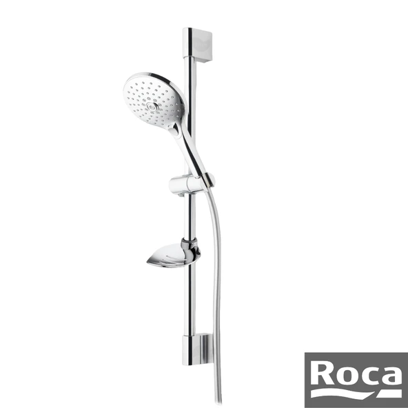 Roca Aurea Sürgülü Duş Takımı - 3 Fonksiyonlu / Krom A5B247CC0K ürün görseli 1