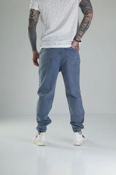 Mavi Kot Jogger Pantolon COC2041 - Resim 4