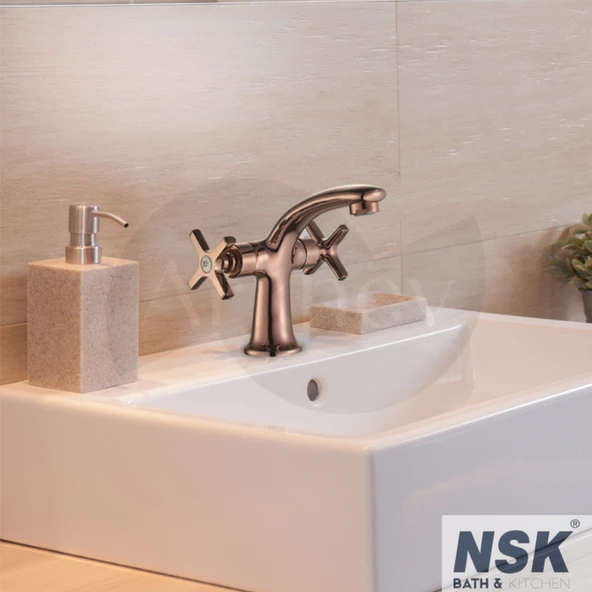 NSK Trinity Lavabo Bataryası - Bronz N3013124 - Resim 2