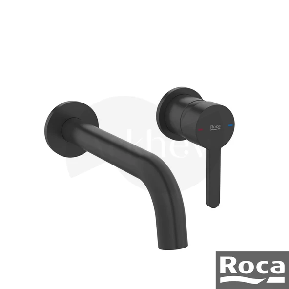 Roca Carelia Ankastre Lavabo Bataryası - Mat Siyah / İç Set Sıva Altı Grubu Dahil A5A358ANBK ürün görseli 1