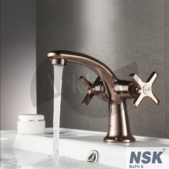NSK Trinity Lavabo Bataryası - Bronz N3013124 ürün görseli 1