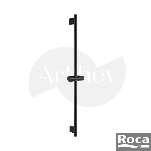 Roca El Duşu için Ayarlanabilir Mafsallı Sürgü Borusu - Mat Siyah / 80cm A5B0405NB0 ürün görseli 1