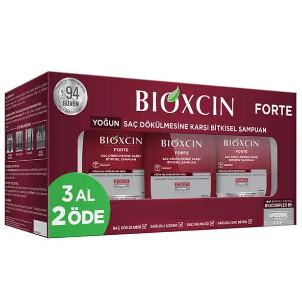 Forte Yoğun Saç Dökülmesine Karşı Bakım Şampuanı Tüm Saçlar 3 AL 2 ÖDE 300 ml ürün görseli 1
