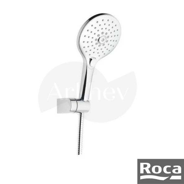 Roca Aurea Mafsallı El Duş Takımı - 3 Fonksiyonlu / Krom A5B257CC0K ürün görseli 1