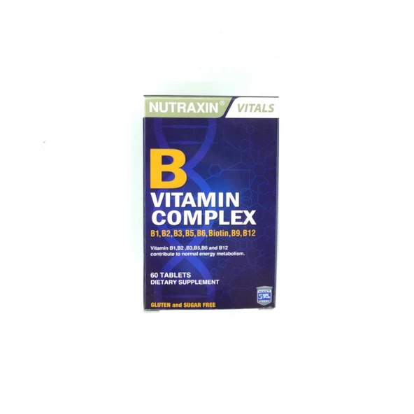 B Vitamin Complex Takviye Edici Gıda 60 Tablet ürün görseli 1