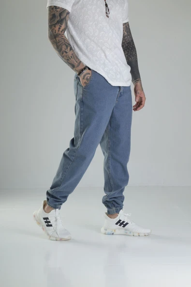 Mavi Kot Jogger Pantolon COC2041 - Resim 2