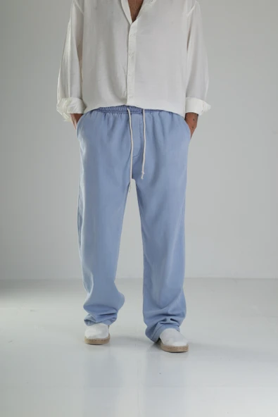 Yazlık Kot Kumaş Baggy Pantolon COC1365 ürün görseli 1