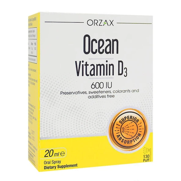 Vitamin D3 600 IU Sprey 20ml ürün görseli 1