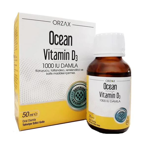 Vitamin D3 1000 IU Damla 50 ml ürün görseli 1