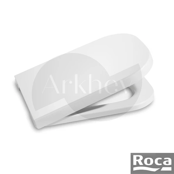 Roca Klozet Kapağı The Gap Square Model - Beyaz / Duroplast / Yavaş Kapanır A801472004 ürün görseli 1